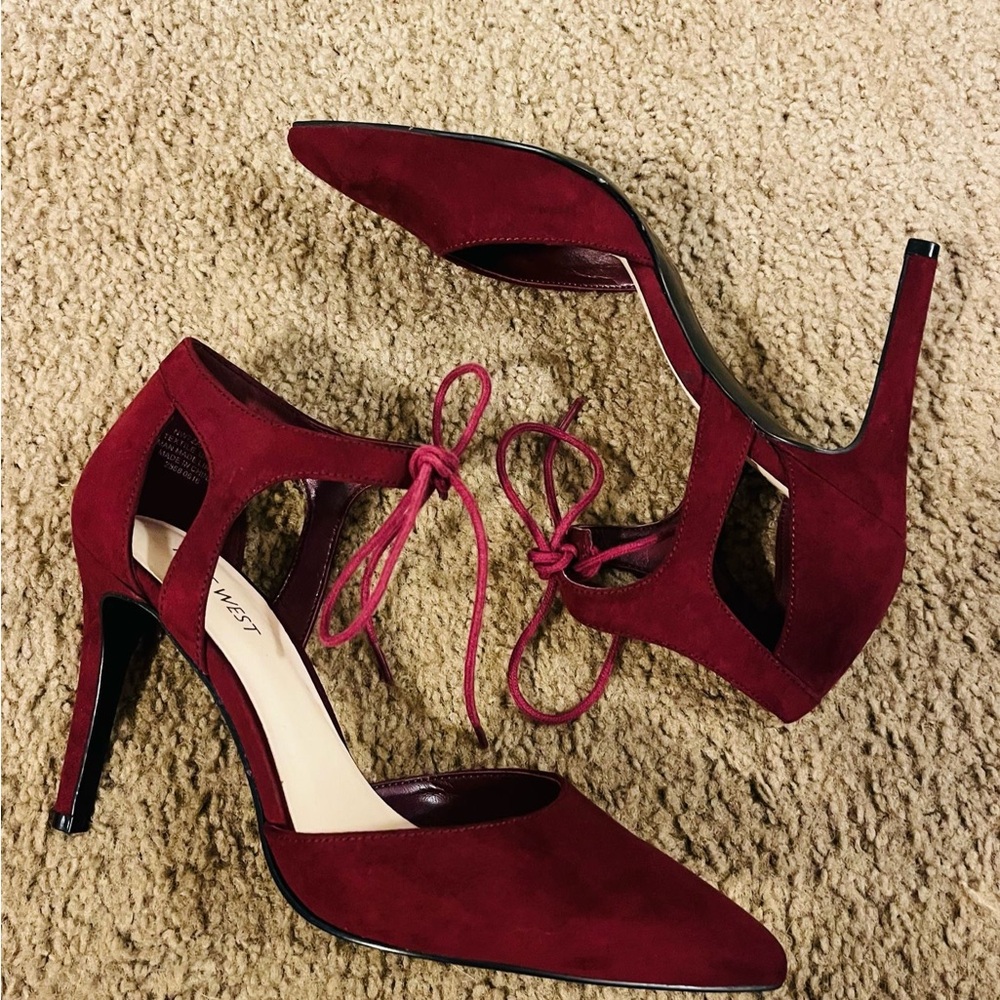 Nine West Women's Red Heels